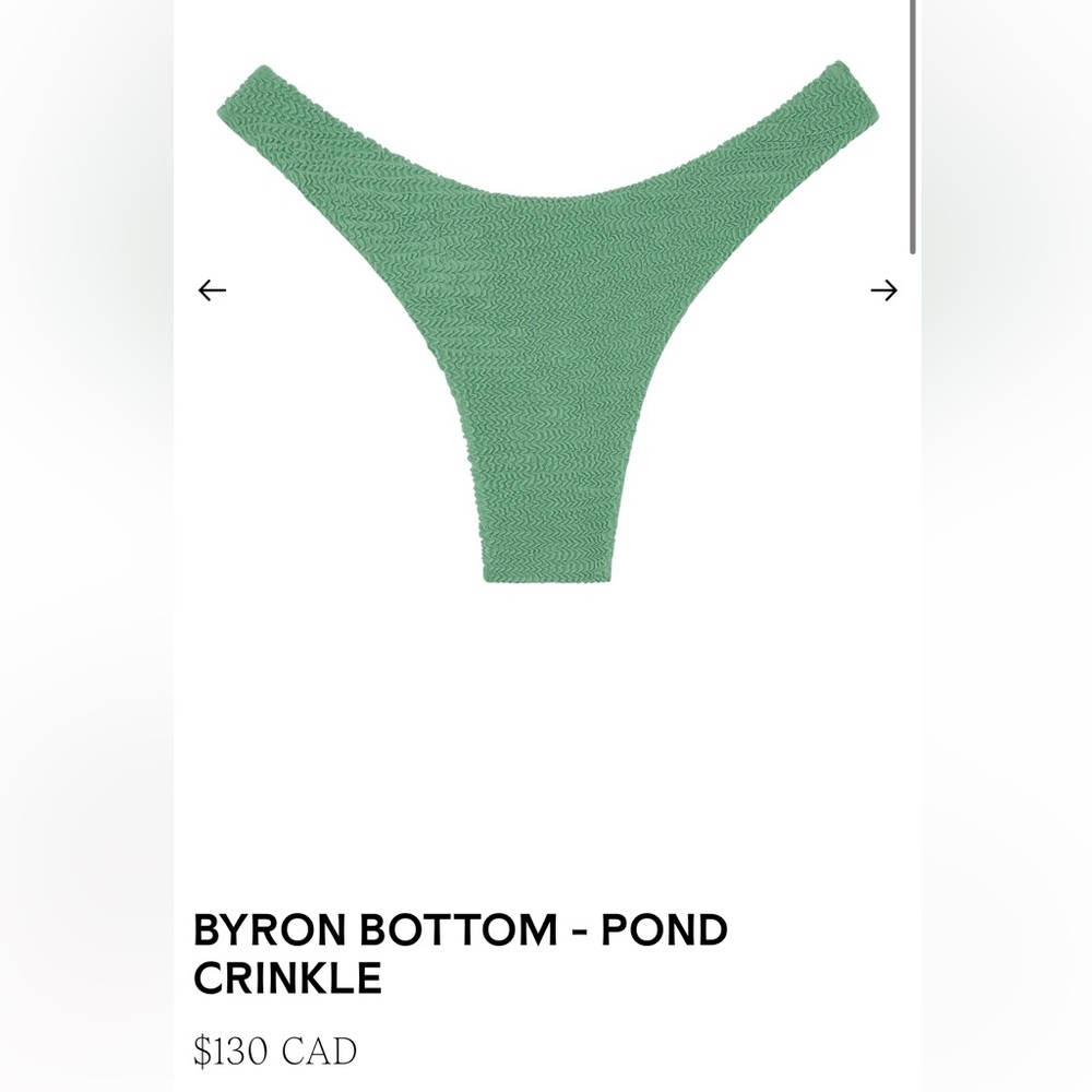 Monday Swimwear Byron Bottom in Pond